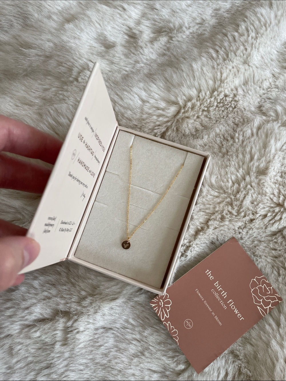 Made by Mary Birth Flower Necklace